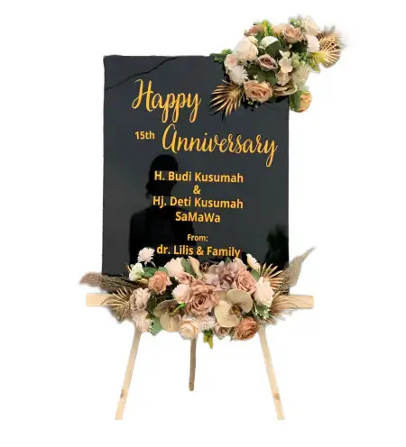 Papan Bunga Akrilik Sranten