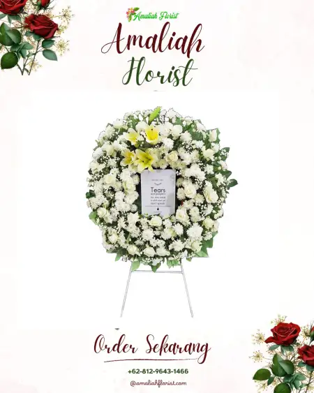 Krans Bunga Duka Sranten