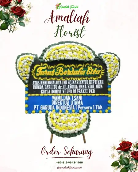 Papan Bunga Duka Sranten